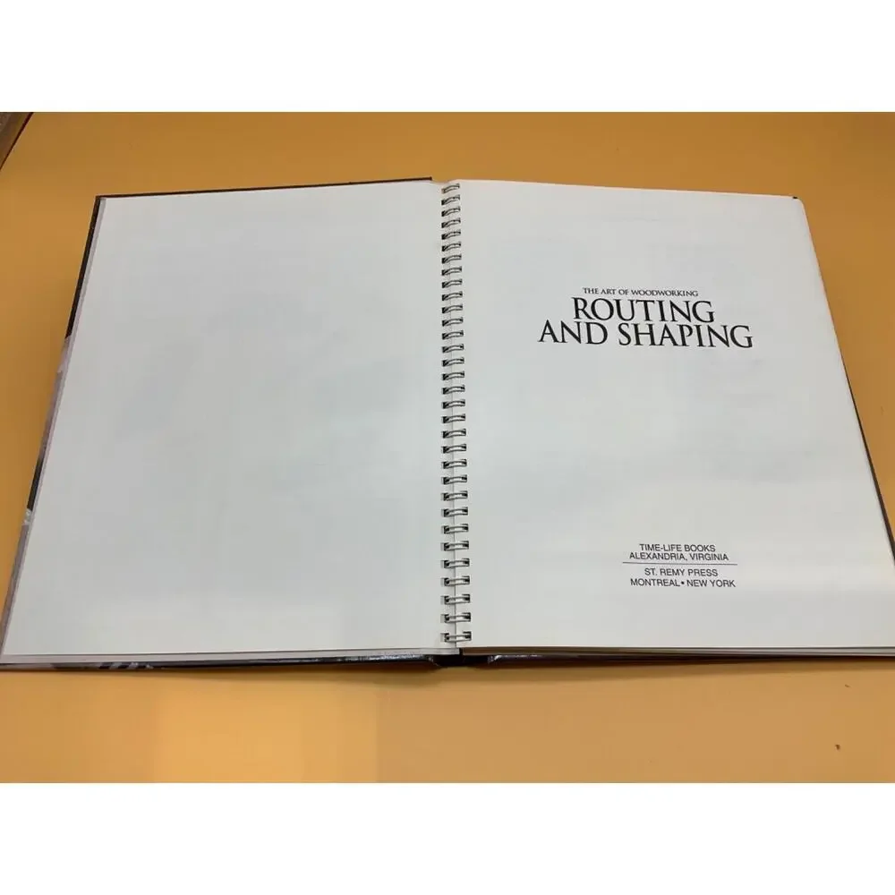 Vintage‎ 1993 The Art of Woodworking - Routing and Shaping Hardcover Time-Life